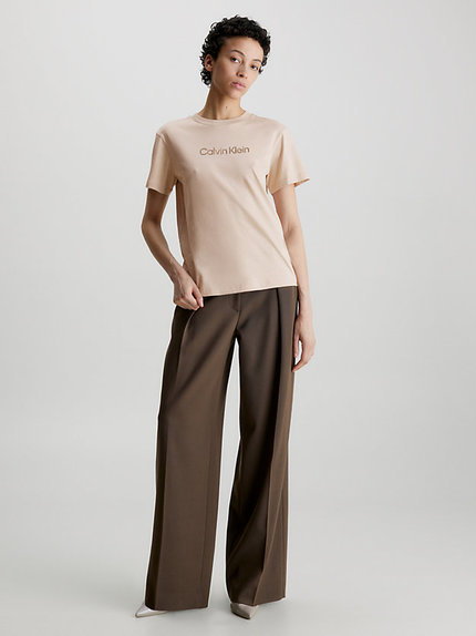 Módní Hero Logo triko, Béžová barva, 2023