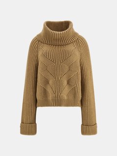 Luxusní Lois svetr, Hnědá barva, XS, S, M, L