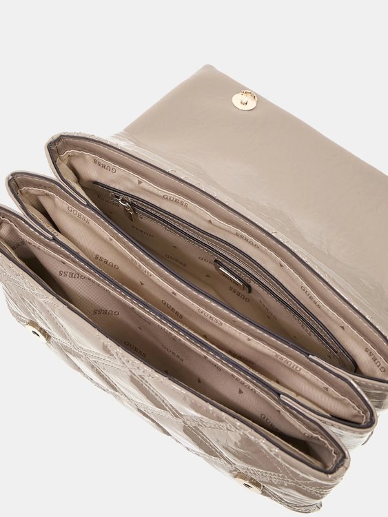 Módní Deesa Convertible crossbody, Hnědá, Béžová barva, 2024