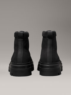 Luxusní Lugged Laceup biker obuv, Černá barva, 41, 42, 43, 44, 45, 46