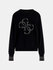 GUESS, Černá barva Sylvie Logo svetr