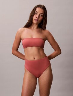 CK Essentials plavky - horní díl Růžová barva Ženy