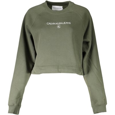 Calvin Klein Jeans – Mikina, Zelená barva