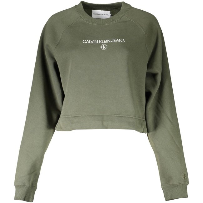 Calvin Klein Jeans – Mikina, Zelená barva