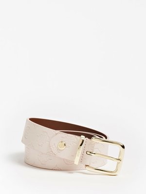 Guess – Dayane pásek, Růžová, Zlatá barva