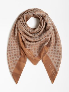 Guess – Bea 4G šátek, Hnědá barva 1