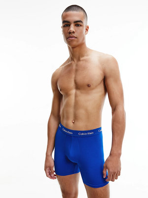 Červená, Modrá, Šedá barva, Briefs boxerky 3ks