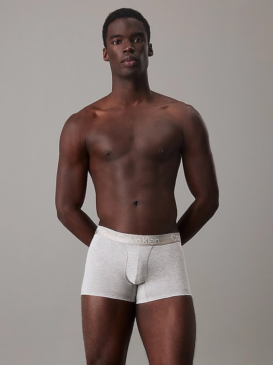 Bílá, Černá, Šedá barva, Structure Cotton boxery 3ks