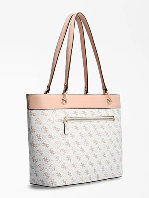 Módní Noelle kabelka, Béžová, Bílá barva, 2022