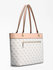Módní Noelle kabelka, Béžová, Bílá barva, 2022