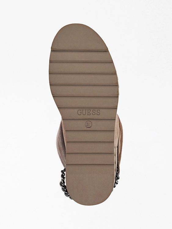 Hadama kozačky Hnědá, Šedá barva Ženy