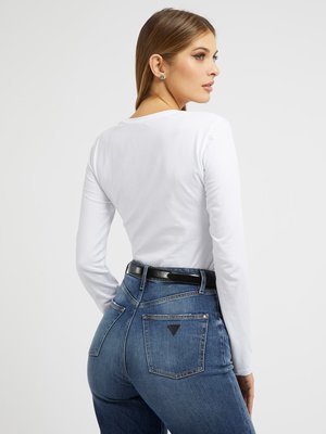 Adriana triko – GUESS, Bílá barva Ženy
