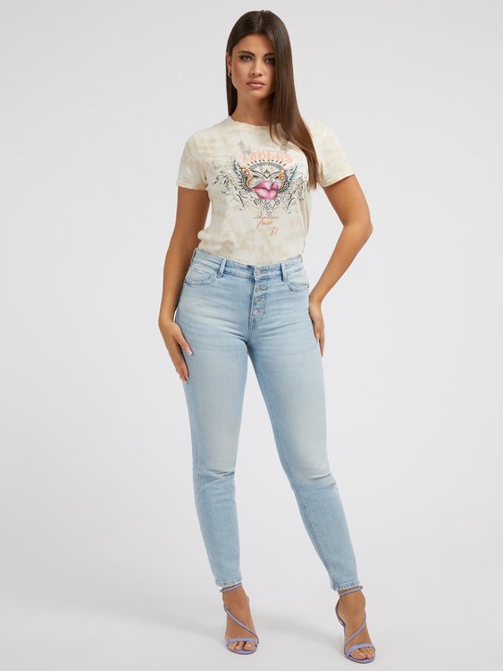 Módní 1981 jeany, Modrá barva, 2023