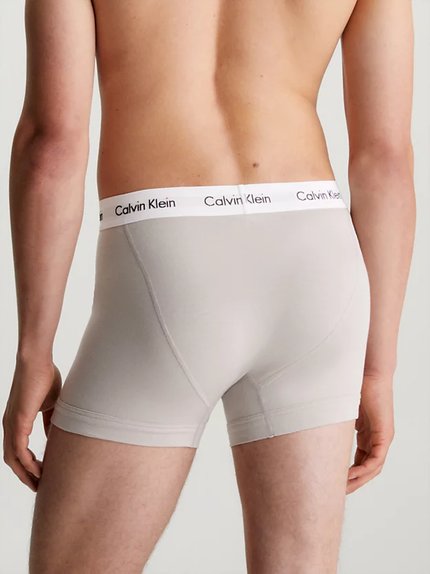 Módní Cotton Stretch boxery 3ks, Černá, Červená barva, 2023