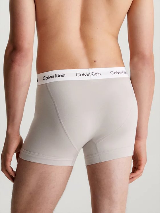 Módní Cotton Stretch boxery 3ks, Černá, Červená barva, 2023