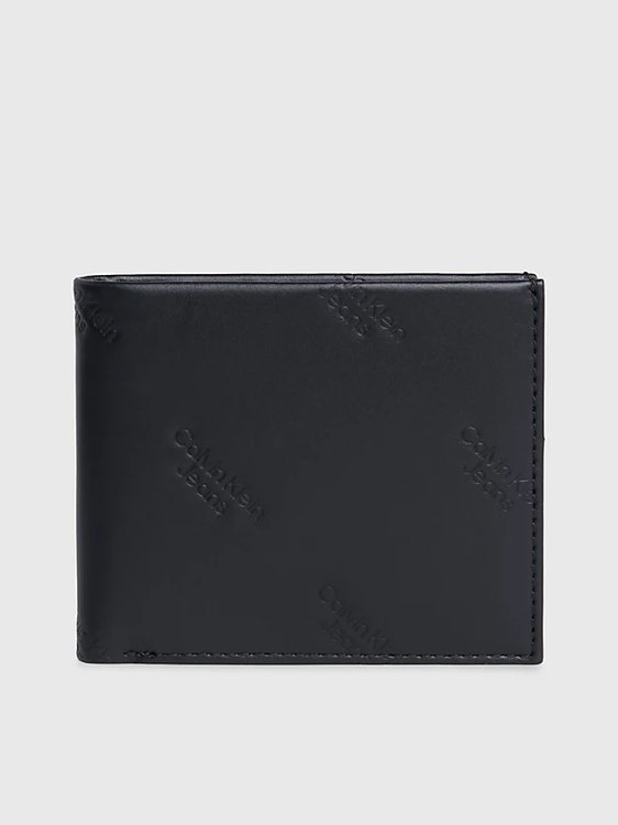 Calvin Klein Jeans – Logo Print peněženka, Černá barva