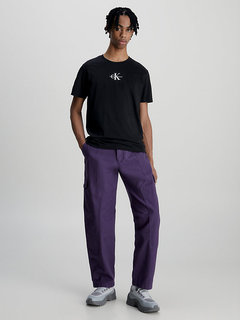 Luxusní Monologo Regular triko, Černá barva, S, M, L, XL