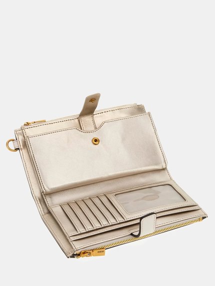 Módní Laurel střední peněženka, Krémová barva, 2024