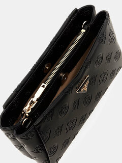 Luxusní Tisha crossbody, Černá barva, T/U