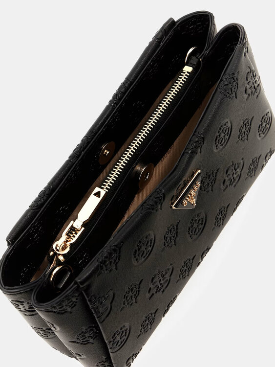 Luxusní Tisha crossbody, Černá barva, T/U