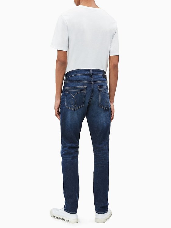 Módní Jeans Ckj 026 Slim, Modrá barva, 2020, 2020