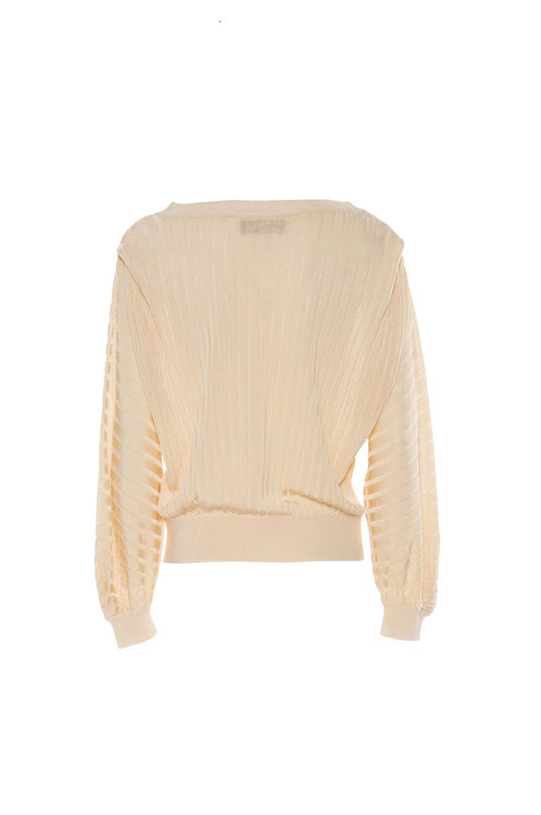 Motor svetr Béžová barva Ženy