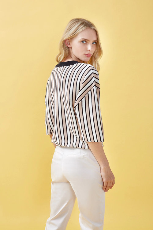 Egidio kalhoty – Nenette, Béžová barva Ženy, Ženy