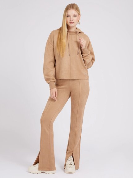 Módní Stela kalhoty, Béžová barva, 2022