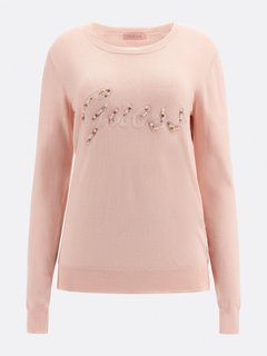 Luxusní Liliane svetr, Růžová barva, XS, S, M, L