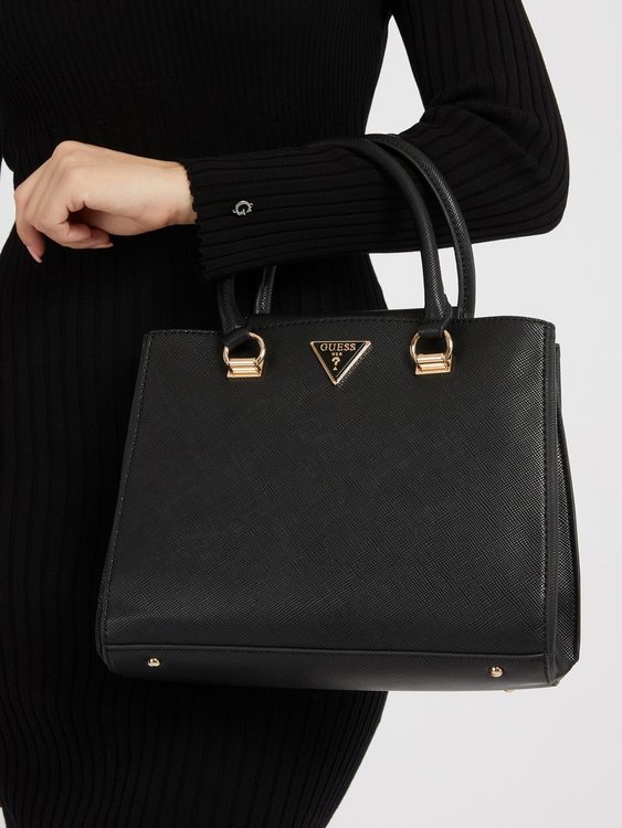 Módní Noelle Girlfriend střední kabelka, Černá barva, 2024