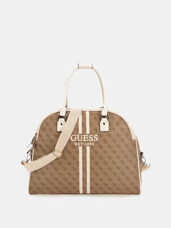 GUESS – Mildred cestovní taška, Hnědá barva