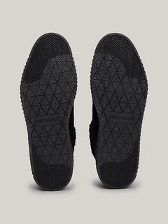 Faux Fur Nubuck tenisky Černá barva Ženy