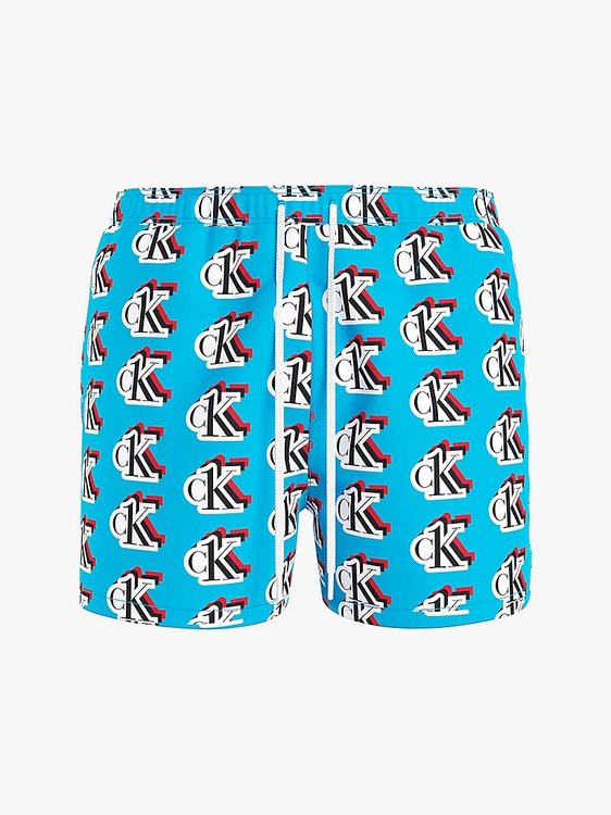 Calvin Klein Swimwear – KM0KM00614-0HC plavky MEDIUM DRAWSTRING PRINT