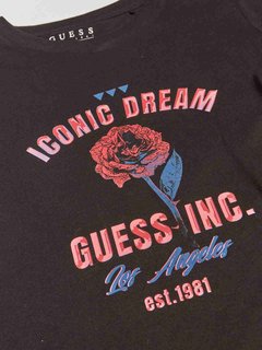 Guess, Černá barva Danielle triko 2