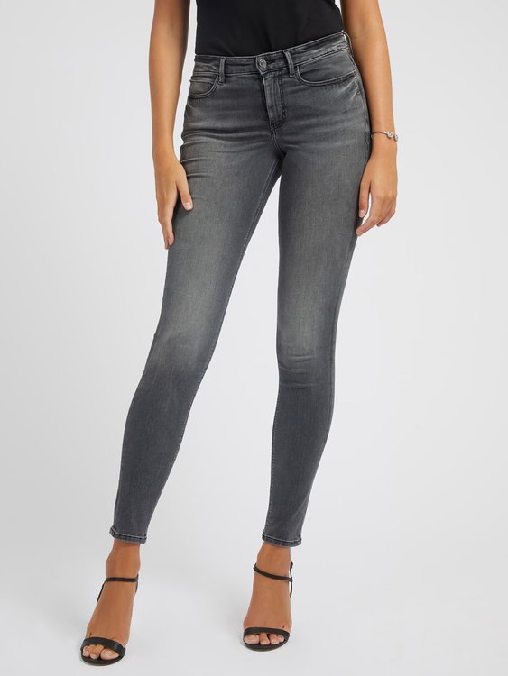 GUESS – 1981 Skinny jeany, Šedá barva