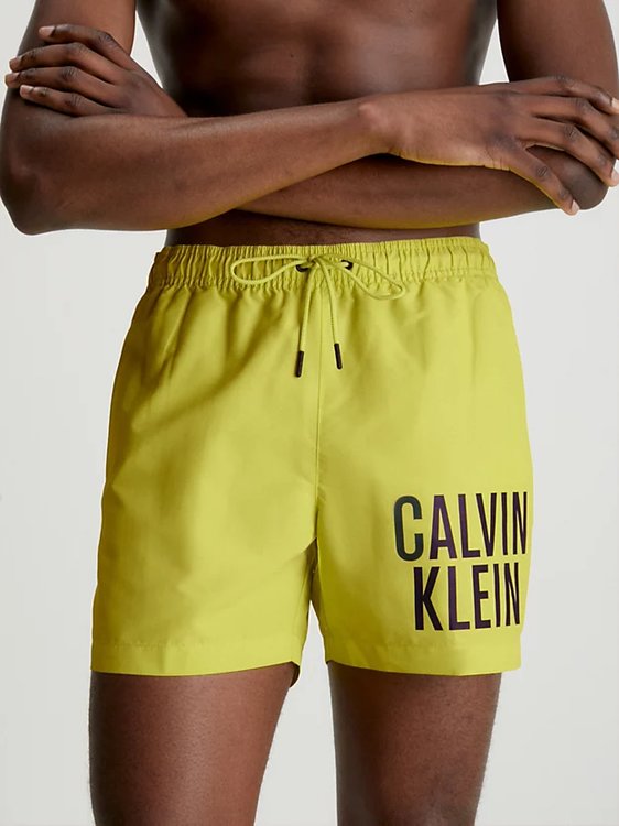 Intense Power plavky – Calvin Klein Swimwear, Žlutá barva Muži