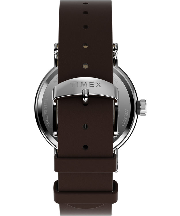 Standard hodinky – TIMEX, Hnědá, Stříbrná barva Muži