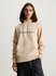 Calvin Klein Jeans – Seasonal Monologo mikina, Béžová barva