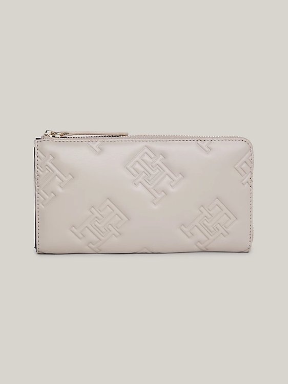 Tommy Hilfiger – TH Refined peněženka, Béžová, Hnědá barva