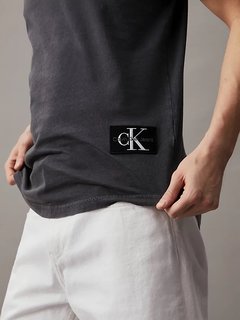 Washed Monologo triko Šedá barva Muži