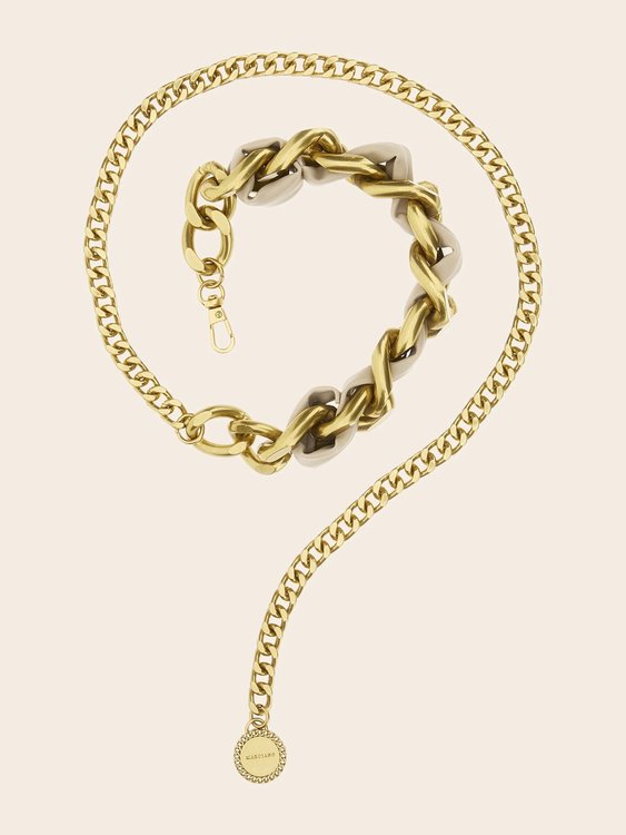 Marciano – Metal Chain pásek, Zlatá barva