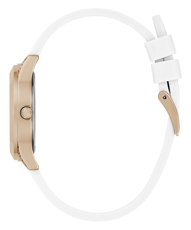 Módní Mini Wonderlust hodinky, Bílá, Růžové zlato barva, 2024