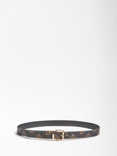 Luxusní Uptown Chic 4G pásek, Černá, Zlatá barva, S, M, L