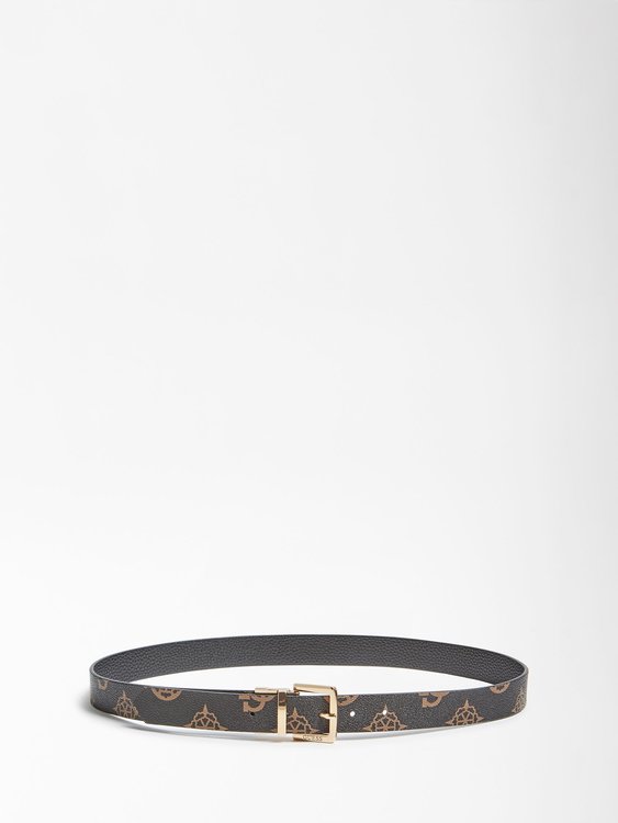 Luxusní Uptown Chic 4G pásek, Černá, Zlatá barva, S, M, L