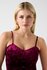 Módní Velvet slip dress, Červená barva, 2026