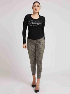 Front logo tričko – Guess, Černá barva Ženy, Ženy, Ženy, Ženy, Ženy, Ženy 1