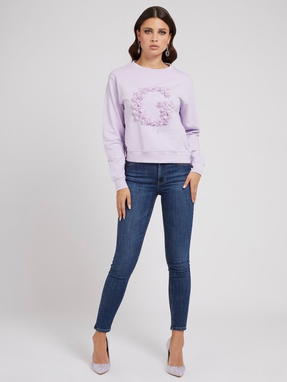 Guess – Ariadna svetr, Fialová barva 1