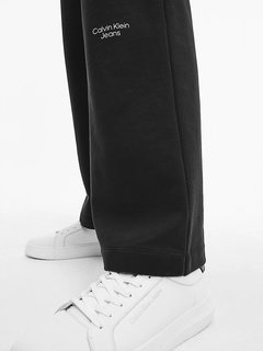 Calvin Klein Jeans, Černá barva Stacked logo tepláky