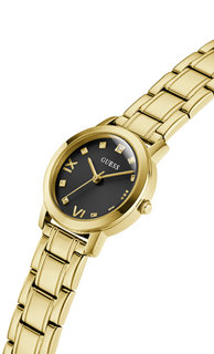 Luxusní Melody hodinky, Černá, Zlatá barva, UNI