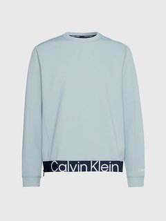 Pullover Twill mikina Modrá barva Muži